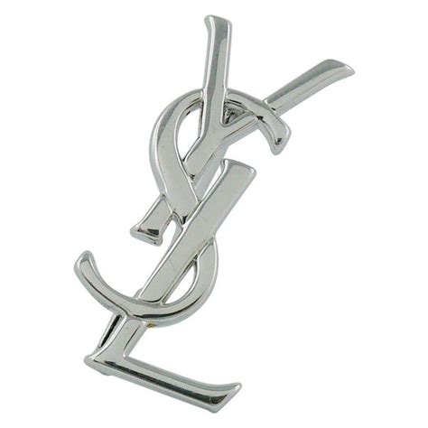 ysl brooch silver|YSL inspired brooch.